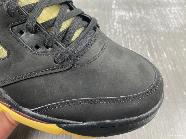 Rep Husky Jordan A Ma Black 5 FD1330-001 x Maniere Air 0825